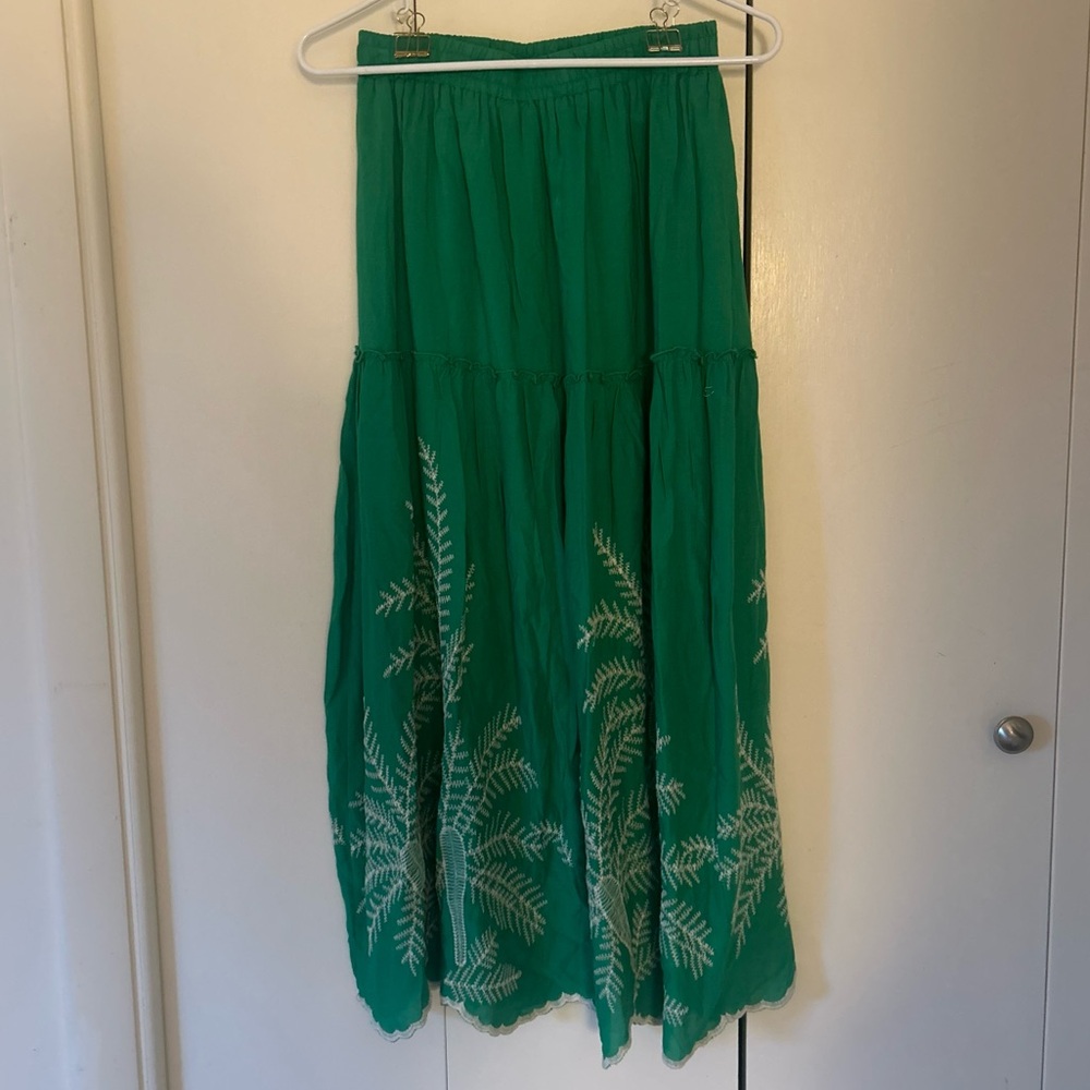 Laffaire Embroidered Maxi Skirt S - Picture 6 of 9